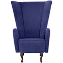 Max Winzer high-back chair Aurora blue