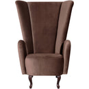 Chaise à dossier haut Aurora marron de Max Winzer