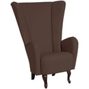 Chaise à dossier haut Aurora marron de Max Winzer