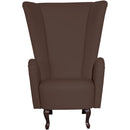 Chaise à dossier haut Aurora marron de Max Winzer