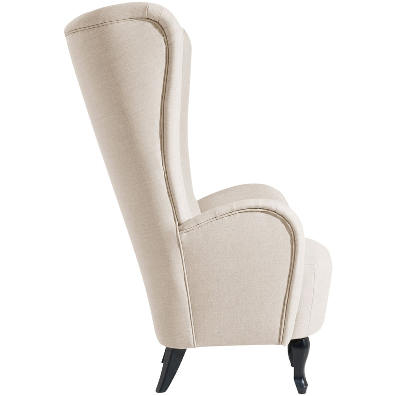 Max Winzer high-back chair Aurora cream