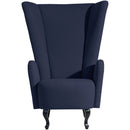 Max Winzer high-back chair Aurora dark blue