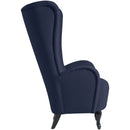 Max Winzer high-back chair Aurora dark blue