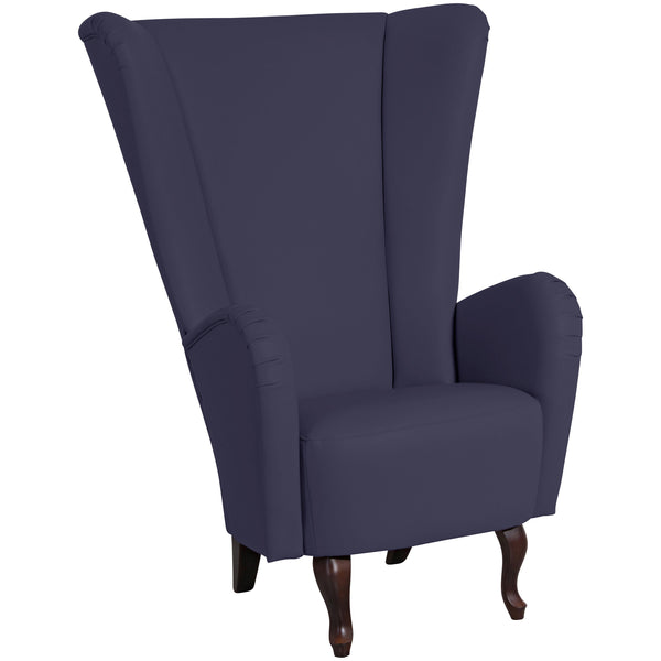 Max Winzer high-back chair Aurora dark blue