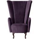 Max Winzer high-back chair Aurora purple