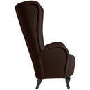 Chaise à dossier haut Max Winzer Aurora chocolat