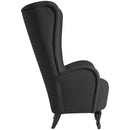 Chaise à dossier haut Aurora noire de Max Winzer