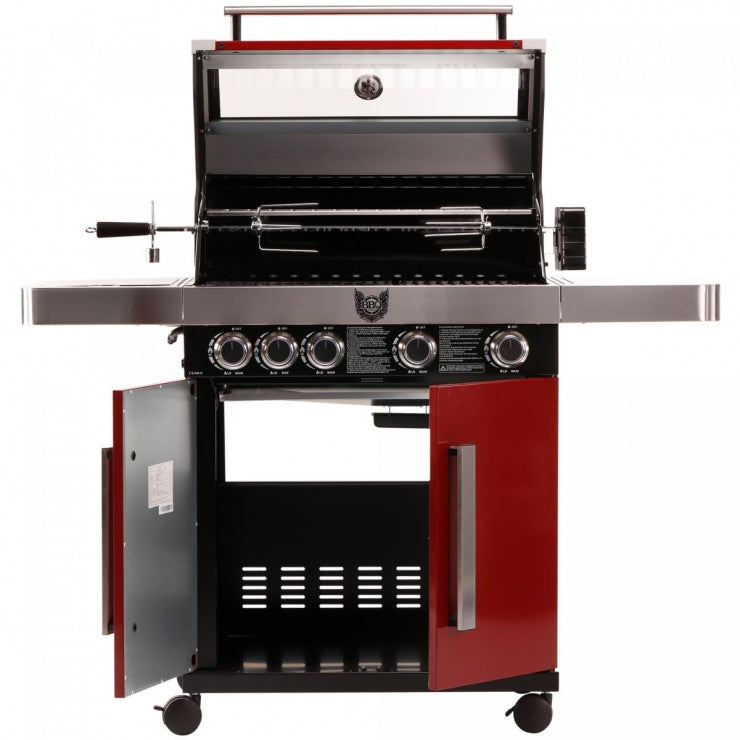 MAXXUS Gasgrill BBQ CHIEF 9.0, rot