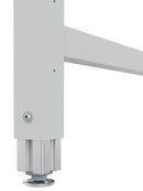 Table d'emballage confort Bedrunka+Hirth, profondeur de table de base 750, verrouillage par serrage