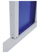 Bedrunka+Hirth workergo Grundgestell C-Fuß , Tiefe 600, Klemmfeststellung