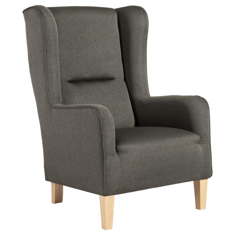 Max Winzer wingback armchair Baldwin anthracite