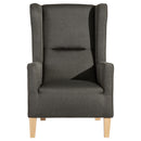 Fauteuil à oreilles Max Winzer Baldwin anthracite