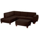 Max Winzer corner sofa left with 2.5-seater sofa right Blackpool chocolate