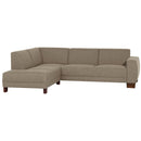 Max Winzer Ecksofa links mit Sofa 2,5-Sitzer rechts Blackpool sahara