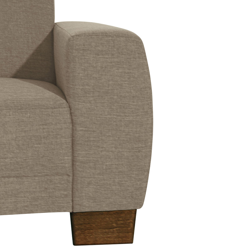 Max Winzer corner sofa left with 2.5-seater sofa right Blackpool sahara