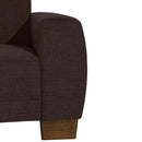 Max Winzer corner sofa left with 2.5-seater sofa right Blackpool chocolate