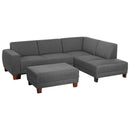 Canapé Max Winzer 2,5 places gauche avec canapé d'angle droit Blackpool anthracite