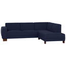 Max Winzer Sofa 2,5-Sitzer links mit Ecksofa rechts Blackpool dunkelblau
