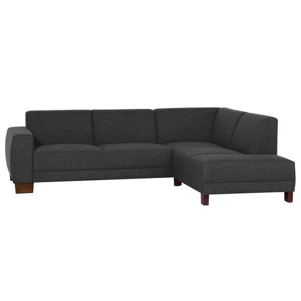 Max Winzer 2.5-seater sofa left with corner sofa right Blackpool black