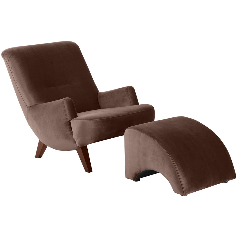 Max Winzer armchair Brandford brown