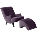 Fauteuil Brandford violet de Max Winzer