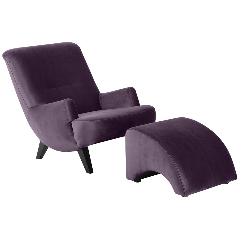 Max Winzer armchair Brandford purple