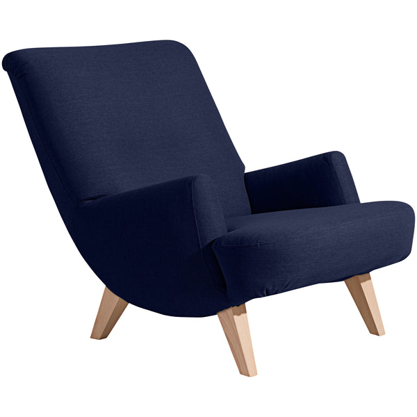 Max Winzer armchair Brandford dark blue