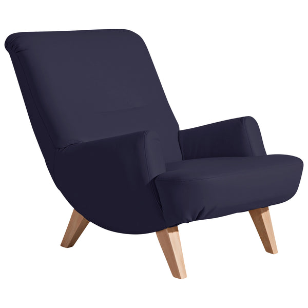Max Winzer armchair Brandford dark blue