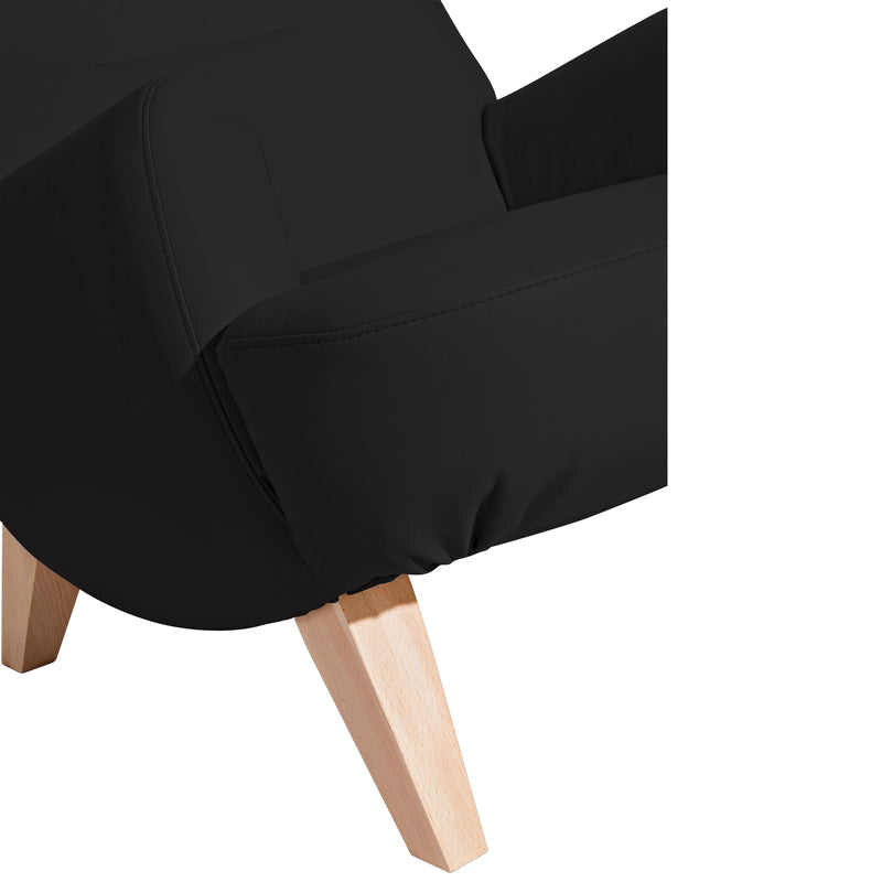 Max Winzer armchair Brandford black