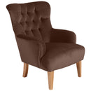 Fauteuil Brandon de Max Winzer marron