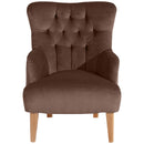 Fauteuil Brandon de Max Winzer marron
