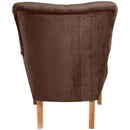 Fauteuil Brandon de Max Winzer marron