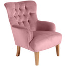 Fauteuil Brandon rosé de Max Winzer