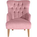 Fauteuil Brandon rosé de Max Winzer