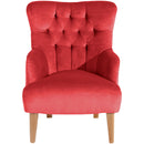 Fauteuil Brandon rouge de Max Winzer