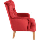 Fauteuil Brandon rouge de Max Winzer