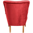 Fauteuil Brandon rouge de Max Winzer