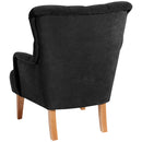 Fauteuil Brandon noir de Max Winzer