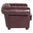 Fauteuil Bridgeport rouge de Max Winzer