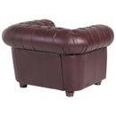 Fauteuil Bridgeport rouge de Max Winzer