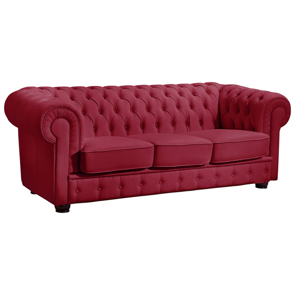 Max Winzer 3-seater sofa Bridgeport red