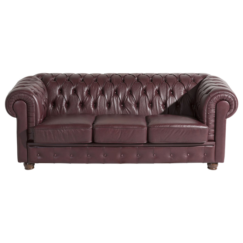 Max Winzer Sofa 3-Sitzer Bridgeport rot