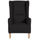 Chaise à dossier haut Bruno noire de Max Winzer