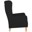 Chaise à dossier haut Bruno noire de Max Winzer