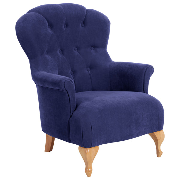 Max Winzer armchair Camilla blue