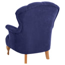 Fauteuil Camilla bleu de Max Winzer