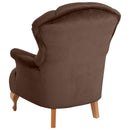 Fauteuil Camilla marron de Max Winzer