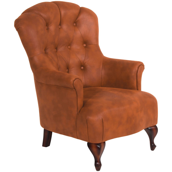 Max Winzer armchair Camilla cognac
