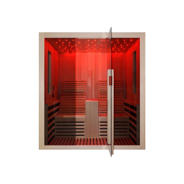 Sanotechnik CARBON 2 infrared cabin for 2 people, 180x150x195 cm