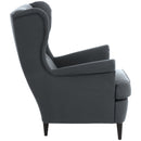 Fauteuil à oreilles Max Winzer Clint anthracite